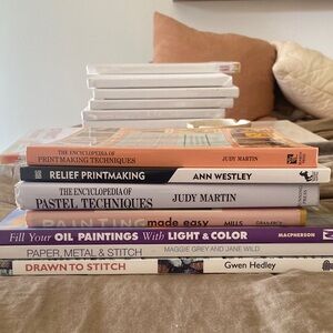 Artistic Book Collection for Creative Inspiration